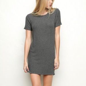 Brandy Melville gray jenelle dress